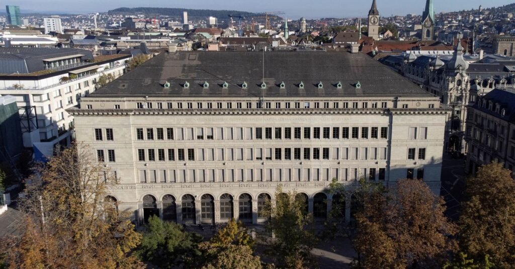 Swiss National Bank news conference in Zurich