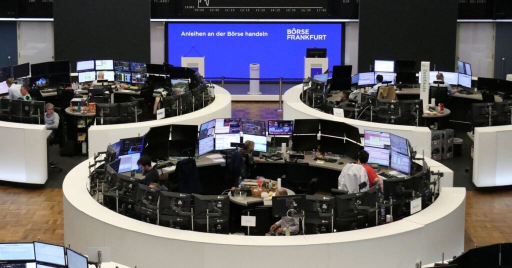 German share price index DAX graph is pictured at the stock exchange in Frankfurt