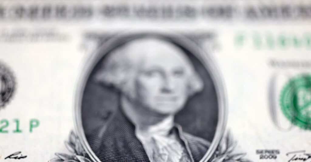 Illustration shows U.S. Dollar banknote