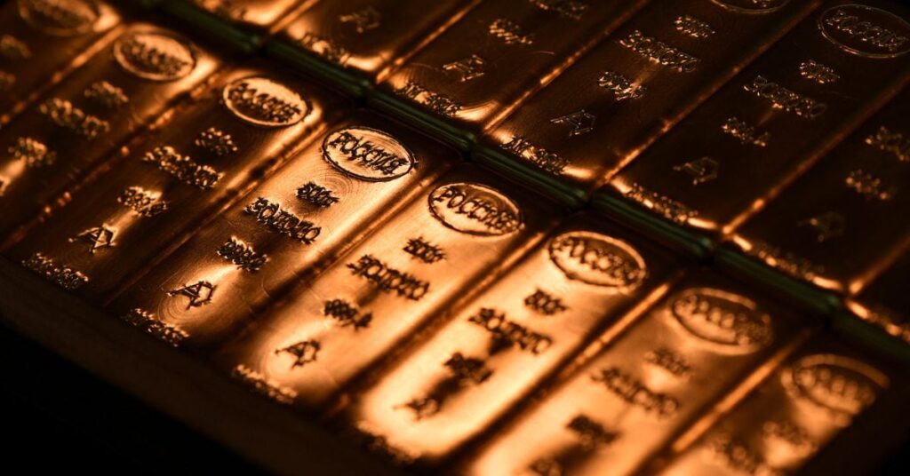 Production of gold at Novosibirsk precious metals plant