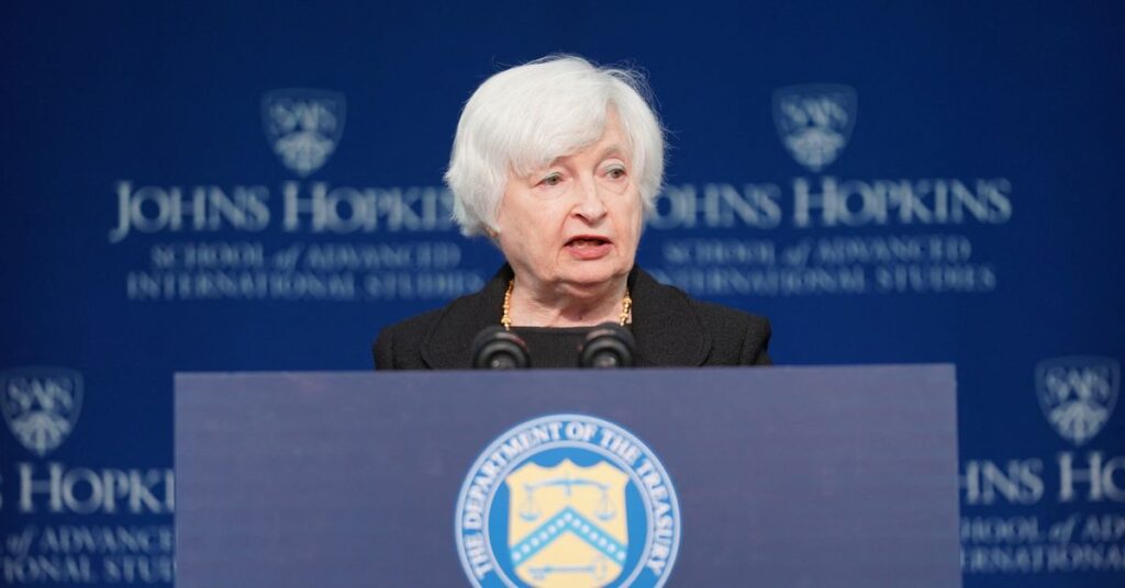 Treasury Secretary Janet Yellen speaks on China at Johns Hopkins in Washington