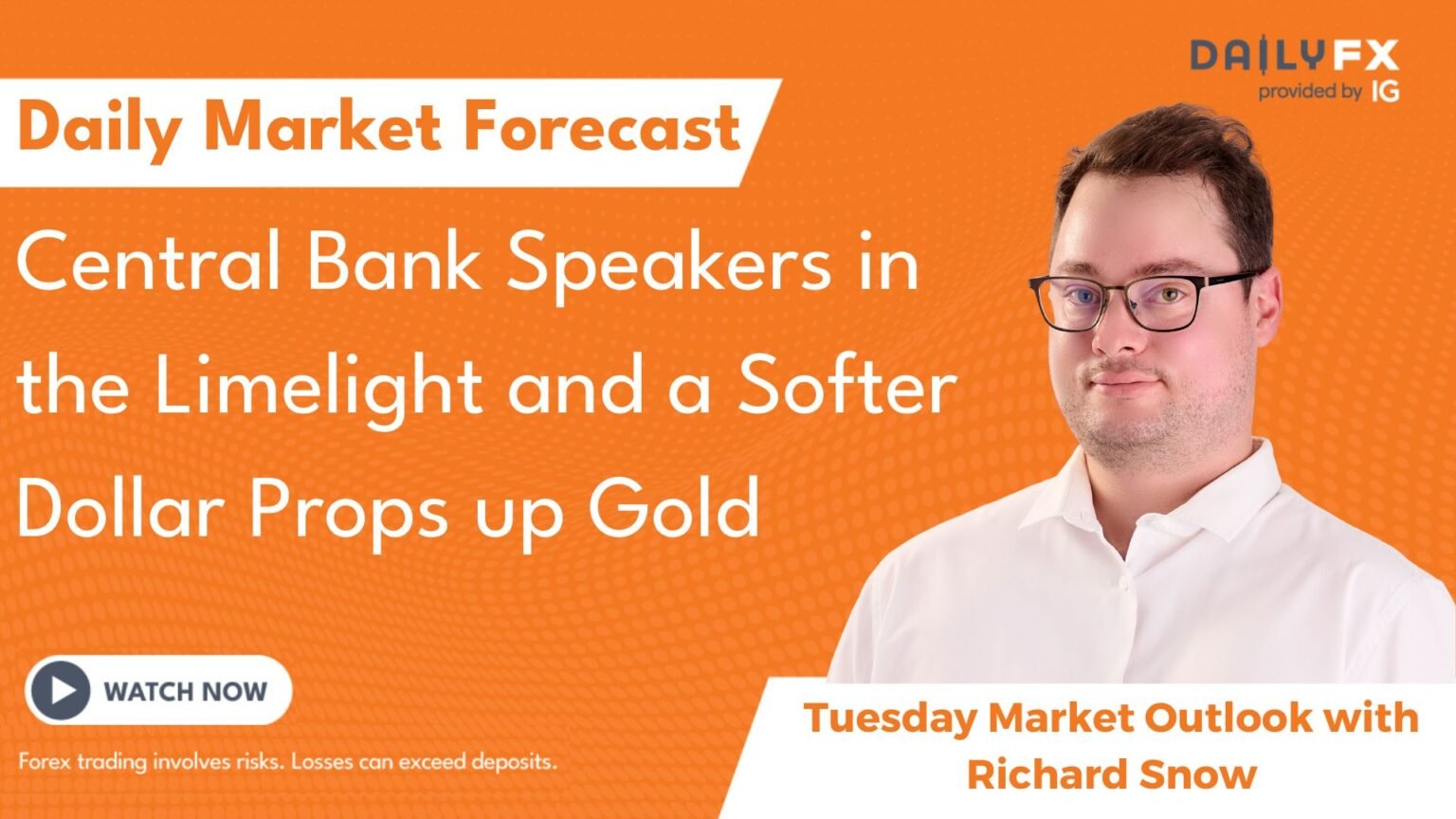 Central Bank Speakers in the Limelight and a Softer Dollar Props up Gold