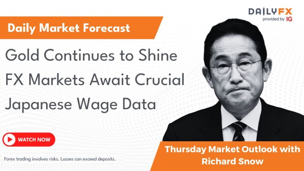 Gold Continues to Shine as FX Markets Await Crucial Japanese Wage Data