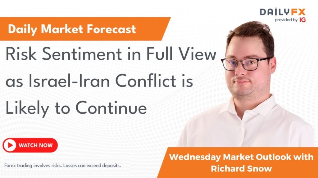 معنويات المخاطرة على مرأى ومسمع من إسرائيل-... Risk Sentiment in Full View as Israel-Iran Conflict is Likely to Continue