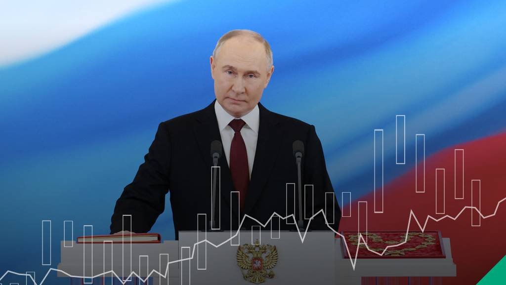 بوتين رئيساً لروسيا حتى عام 2030.. والتقلبات الاقتصادية تبرز بعد قَسمه اليمين بوتين رئيساً لروسيا حتى عام 2030.. والتقلبات الاقتصادية تبرز بعد قَسمه اليمين