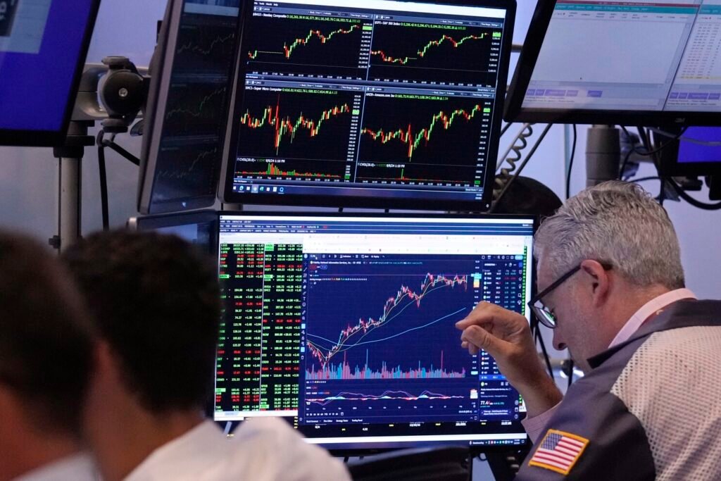 سهولة الأسهم في التداول المتوتر. هار...