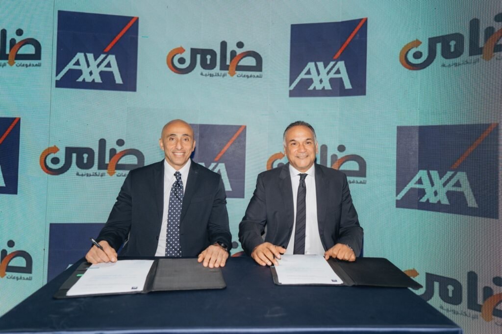 «ضامن للمدفوعات الإلكترونية» توقع عقدًا مع «أكسا لتأمينات الحياة»  لدعم أكثر من 120 ألف تاجر في محافظات مصر
