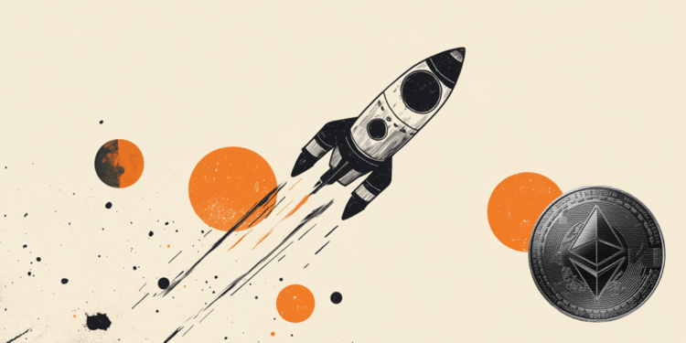 عملة إثريوم تُظهر علامات على ا... عملة إثريوم تُظهر علامات على ا...