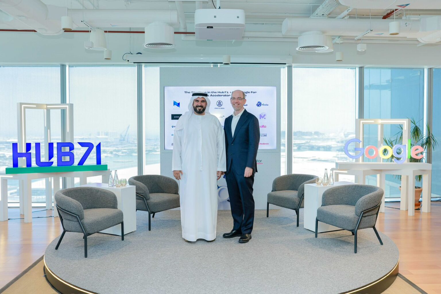 26 شركة ناشئة في «Hub71» تنضمّ إلى برنامج «جوجل» لتسريع ابتكارات الذكاء الاصطناعي 26 شركة ناشئة في «Hub71» تنضمّ إلى برنامج «جوجل» لتسريع ابتكارات الذكاء الاصطناعي