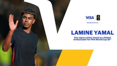 «فيزا» تختار نجم برشلونة «لامين يامال» سفيرًا لكأس العالم «FIFA 2026»