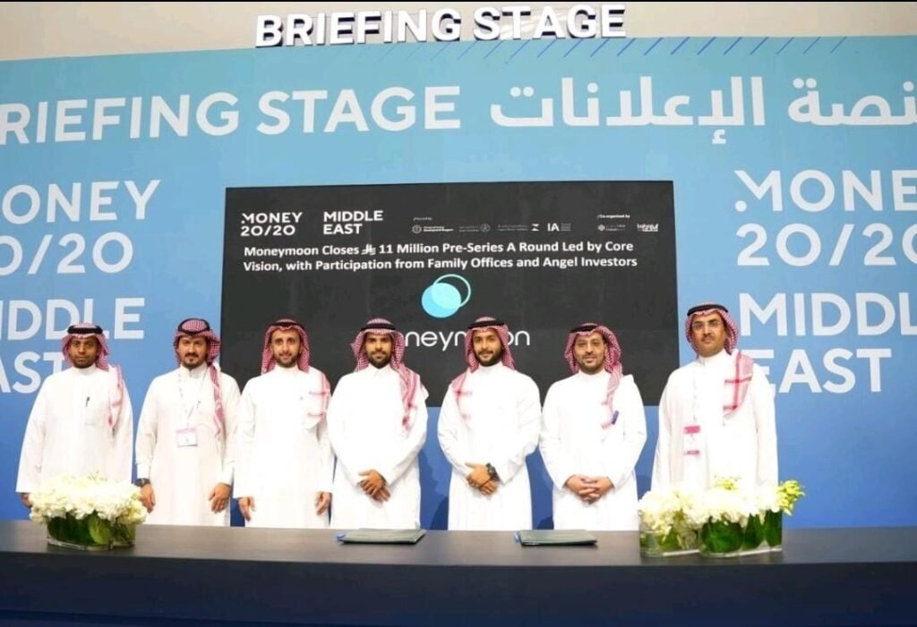 «موني مون» السعودية تجمع 11 مليون ريال في جولة تمويلية بقيادة «كور فيجن» «موني مون» السعودية تجمع 11 مليون ريال في جولة تمويلية بقيادة «كور فيجن»